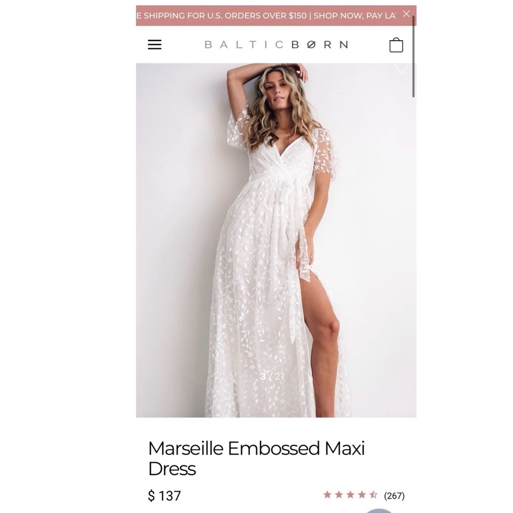 Marseille maxi dress